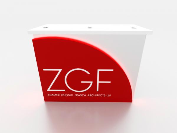 MOD-1556C Tradeshow Display Counter with Charging Ports -- Image 2